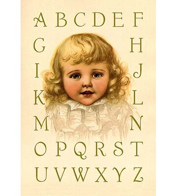 Big Girl Alphabet by Ida Waugh Graphic Art -  Buyenlarge, 0-587-11566-1C2842