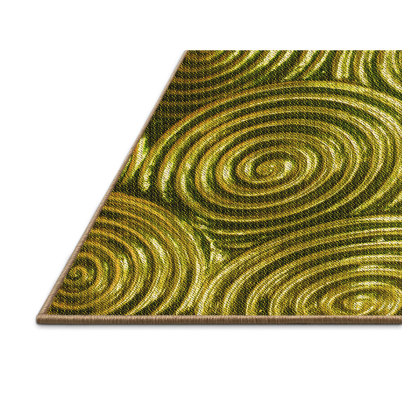 Tapis géométrique doré, Rectangle 2 pi x 3 pi