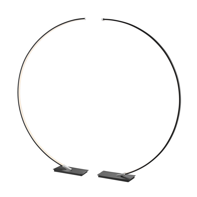 Artimizia 65'' LED Novelty Floor Lamp, Black