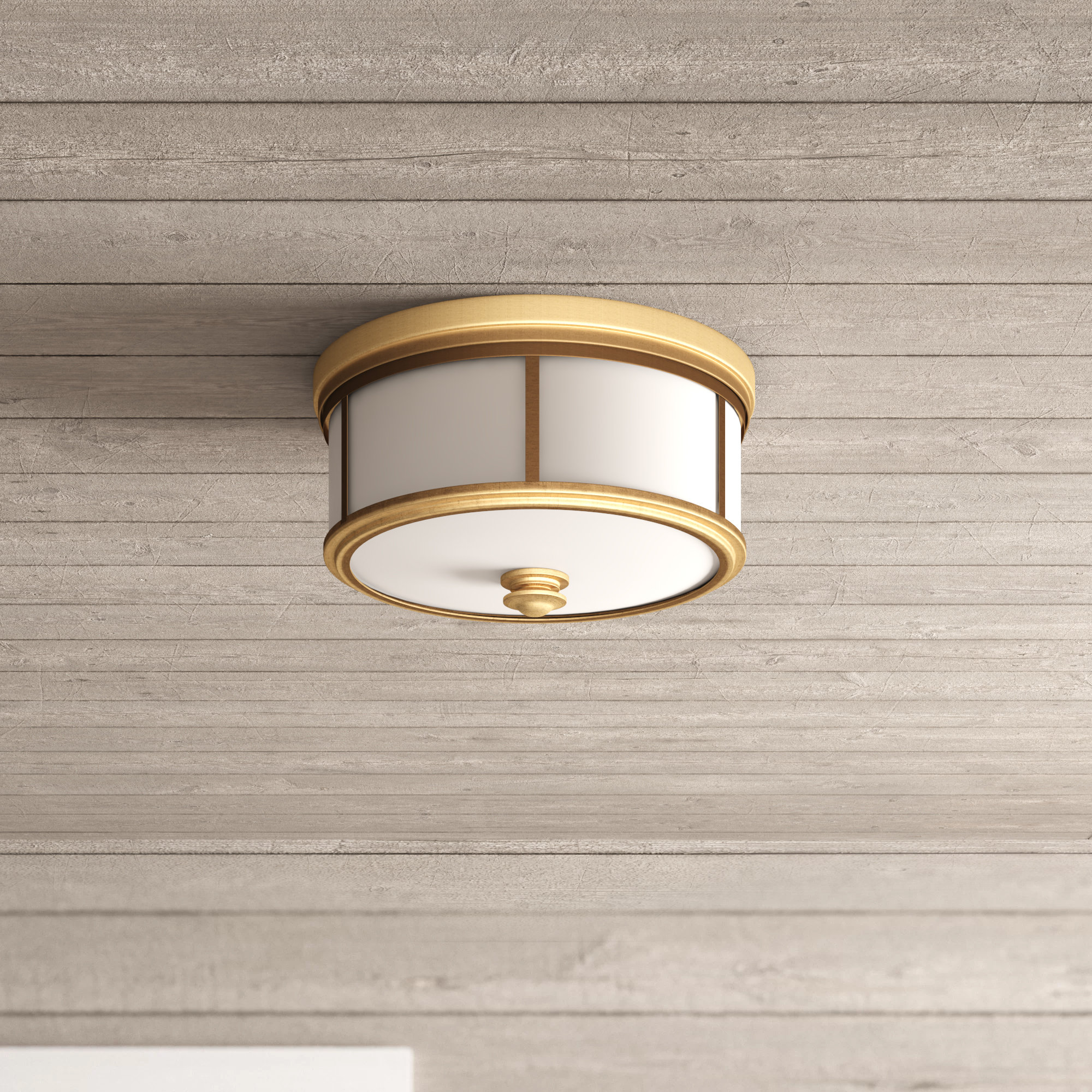Everlee 2 Light Glass Flush Mount