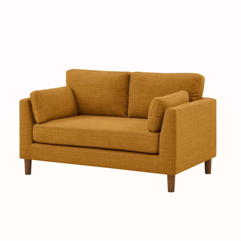 57'' Upholstered Loveseat With Solid Legs