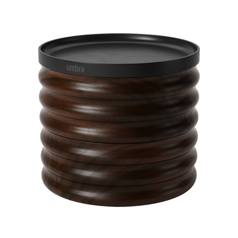 Tesora Wood Jewellery Box +, Walnut