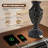 23.5" Vintage Bedside Lamps Set Of 2 With USB A+C And Nightlight - Retro Carved Resin Farmhouse Desk Lamp For Bedrooms, End Tables, Living Room, Bulbs Included-1214178873