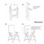 Chaise de jardin pliante en aluminium avec accoudoirs et dossier haut réglable en 5 positions, idéale pour le jardin et le balcon.