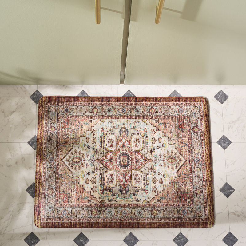 Kitchen Mat 115 Performance Oriental Non-Slip Mat, 1'-6" X 2'-0" Rectangle