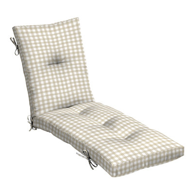 ARDEN x Alexandra Kay Plush Modern Tufted Polyfill Chaise Cushion, 22 x 76