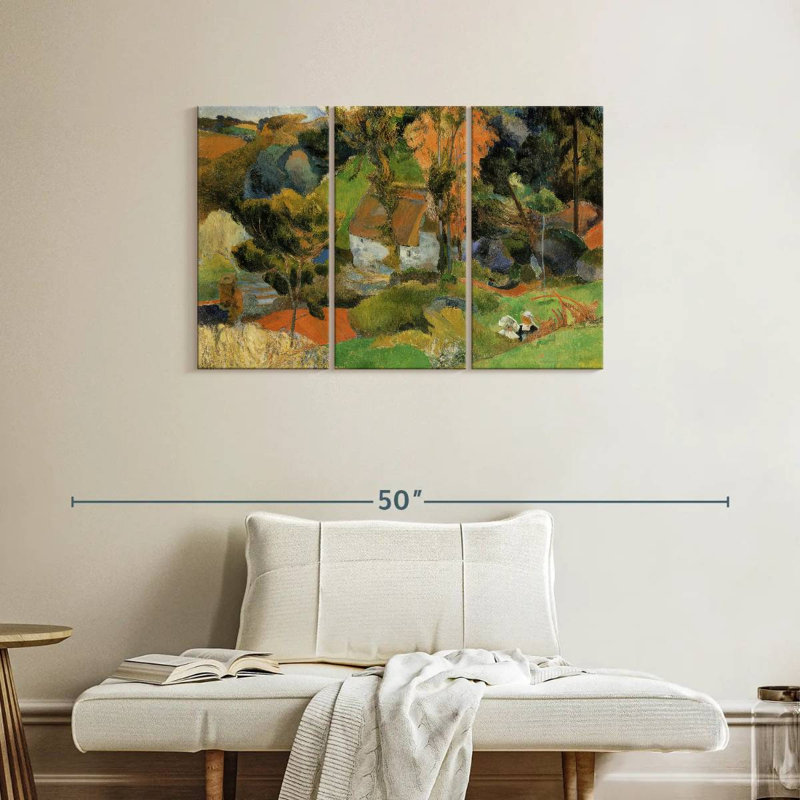 Paysage d'Alvord à Pont-Aven, H 24 po x l 38 po