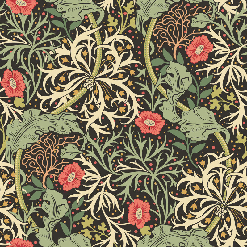 Padstow 10m x 50cm Wallpaper Roll, Slate Mix