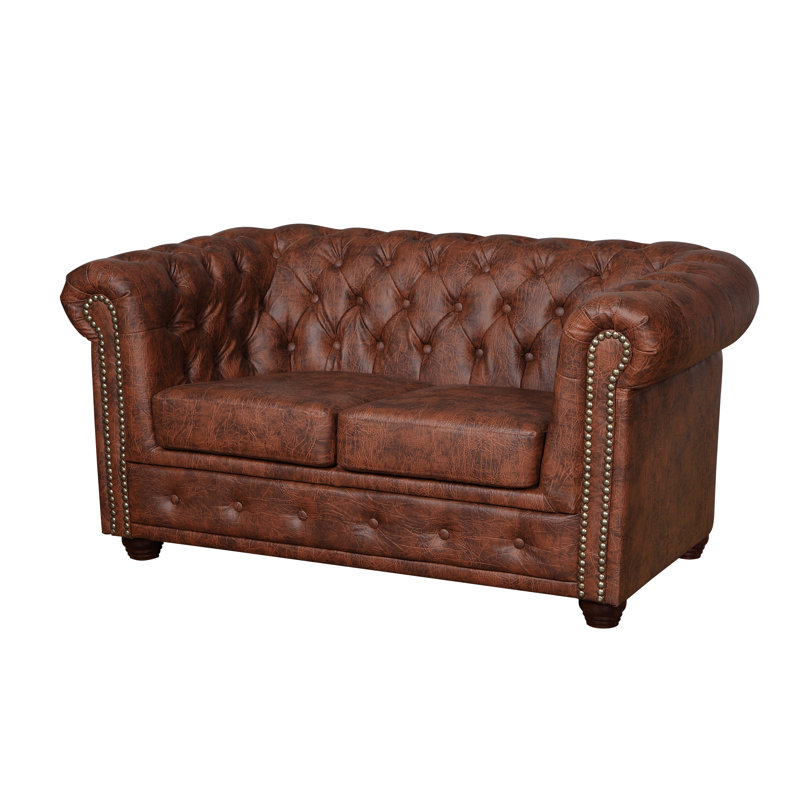 Abtao I Loveseat, Brown