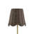 18" Metal Table Lamp With Brown Shade-1957445997
