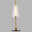 Toscana 20-in Height Integrated LED ETL Certified Table Lamp with Glass Shade
