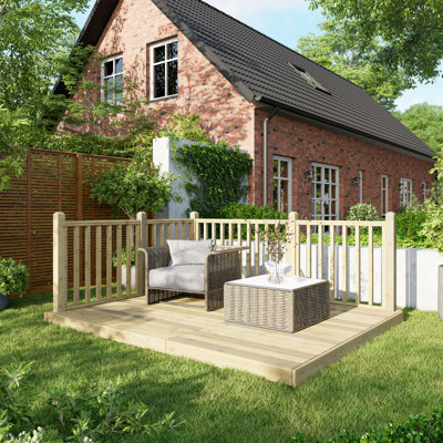 238 L x 298 W Interlocking Deck