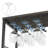 Wine Bar Cabinet with Wine Racks, Glass Holders & Mesh Door-1852072681