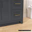 Base de meuble-lavabo simple en bois massif de 48 po seulement-94886256