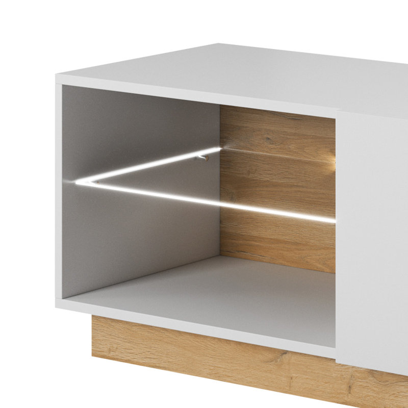 Armagh Unfinished TV Stand for TVs up to 70", White