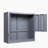 29.87" H Gray Steel Garage Cabinet With Door, Wall - Mounted For Kitchens, Basements, Warehouses, Quick Installation, Adjustable Shelf Layout Tool H, Metal Removable Shelves, Smooth Opening Mechanism