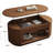 Lift Top Wood Coffee Table, Center Tea Table With Hidden Storage Compartment And Open Shelf For Living Room, Apartment, Small Space, Oak-310895379-323496858