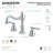 Heritage Widespread Bathroom Faucet with Brass Pop-Up Drain-11175669