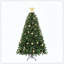 Arbre de Noël avec 250 lumières à DEL blanc chaud - 1000 pointes en PVC et aiguille dure, conception de branche articulée, support en métal robuste - arbre de Noël réaliste-127554497