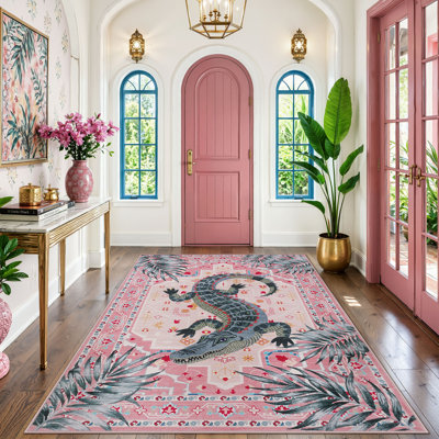 Tapis antidérapants Boho 5 x 7