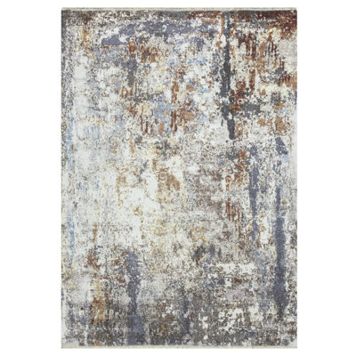 Modern Abstract Washable Area Rug