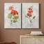 Lin géranium - ensemble de 2 peintures sur toiles-1990853550-1990853528