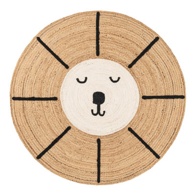 Kids Braided Jute Handmade Jute / Sisal Rug