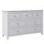 Commode en bois massif à 7 tiroirs Prochaska Wheless-710365749