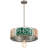 Rustic Lodge 1 - Light Raw Steel LED Unique/Statement Pendant