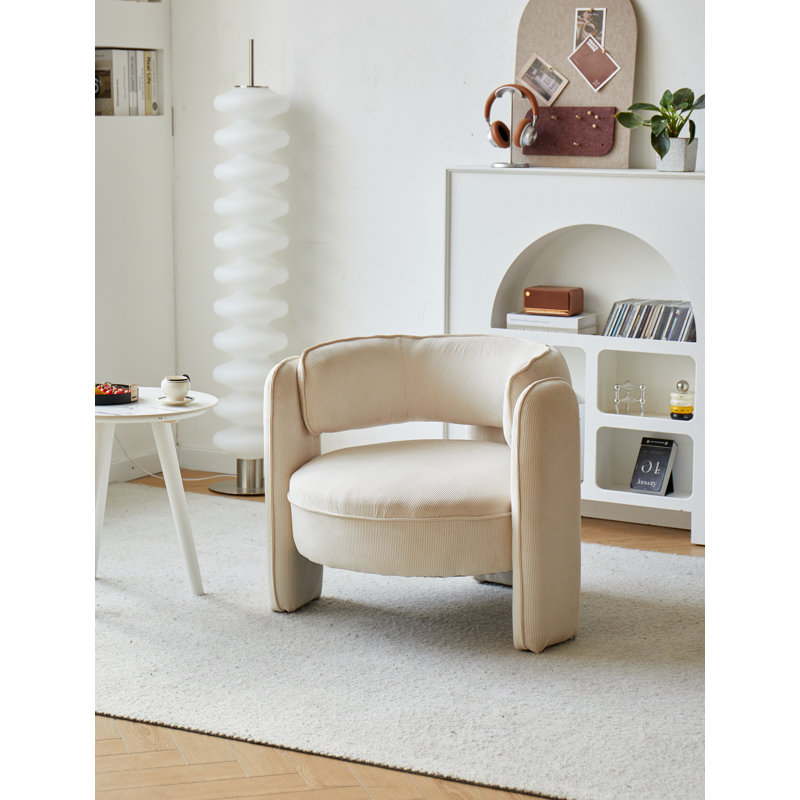 Neshay Chair, Beige Corduroy