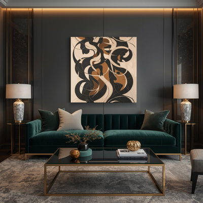 Art abstrait sur toile 86