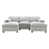 Chenille gris moyen
