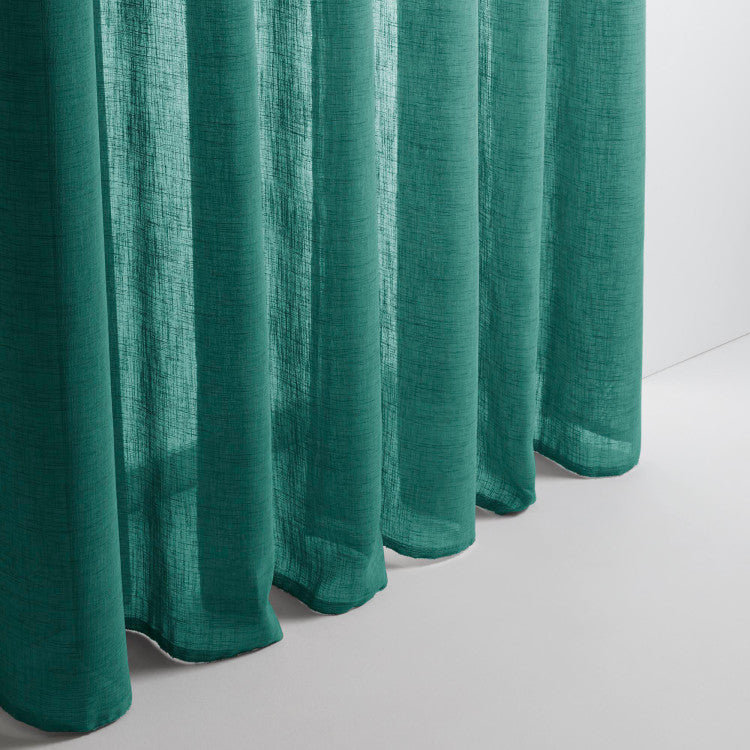 Sheer Curtain Single Panel, 350cm x 298cm, Green