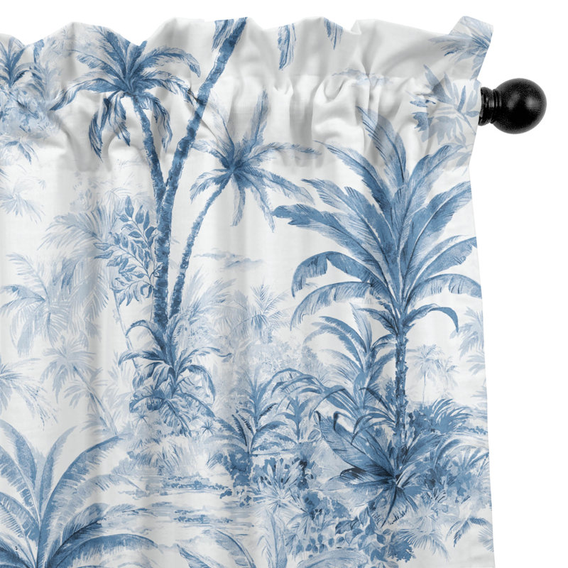 Palmora Toile, Denim, 50" W x 132" L