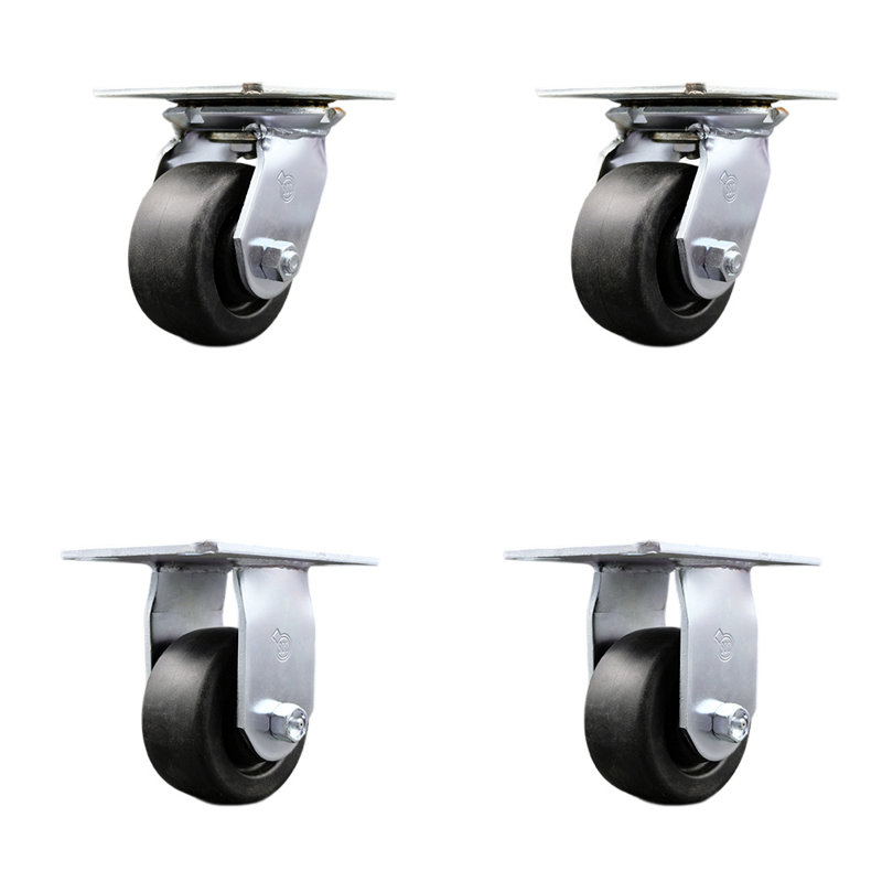 4 Piece Polyolefin Caster Set