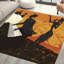 Tapis contemporain à motif mince non tissé à motif géométrique complexe pour un décor moderne-76694514
