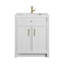 Bellshire Single Vanity w/ White Zeus Silestone Top and Matching Backsplash-1679275773-1679275775