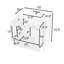 Meuble-lavabo 30 po avec lavabo, tablette réglable, tiroir et porte