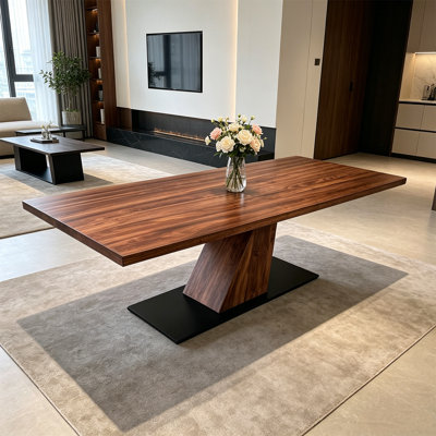 High-end Walnut Solid Wood Dining Table