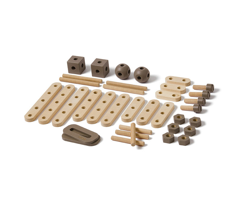 Construction Play Tool Bench Set, Brown