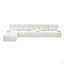 Canapé surdimensionné surdimensionné en forme de L pour canapé modulaire de 161,8 po, beige-134009769-134009772