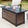Argyri 56" Outdoor Rectangular Rattan Propane Gas Fire Pit Table for Outside Patio