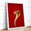 Cobra In Crimson Modern - Print-1721370618-1721370609