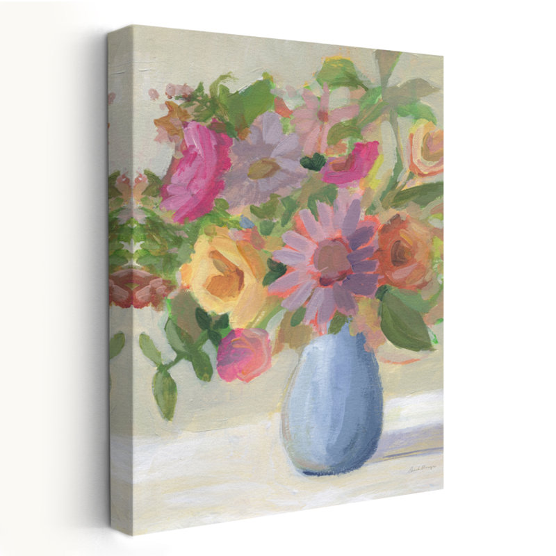 Livraison printanière - Bouquets bleus, H 24 po x l 16 po