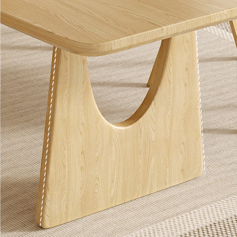 Ensemble de table de salle à manger en bois massif de style japonais