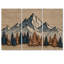 Blanc et brun, montagnes berbères du Maroc, ensemble de grandes reproductions d'art mural-1784381070-1784381069-1784381068
