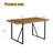 55" Modern Industrial Rectangle Dining Table for Small Spaces-71806695-95104483