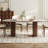 Simple Oval Beige Rock Slab Dining Table Sets-103831707