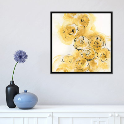 Yellow Roses Anew II, reproduction d'art sur toile tendue