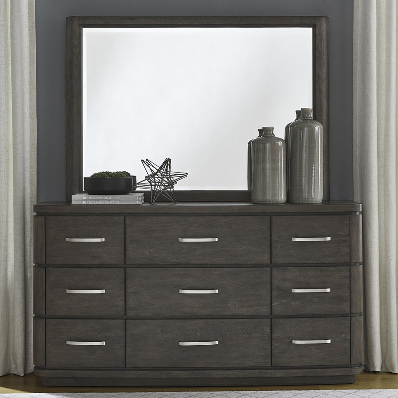 Ensemble de commode et miroir Trenea